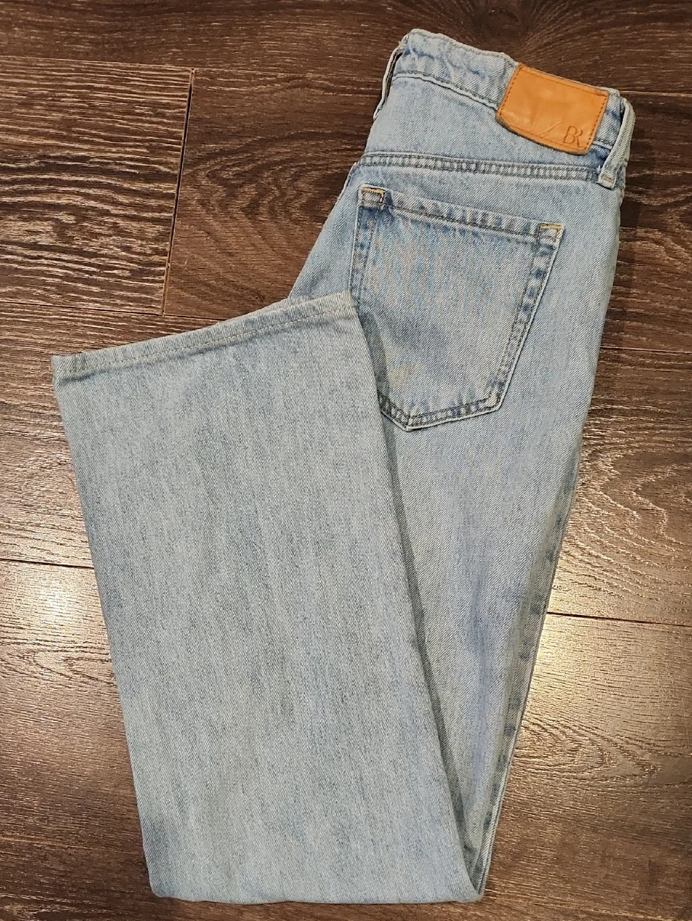 ❤️ BANANA REPUBLIC HIGH RISE RELAXED BOOTCUT JEANS, 2S (26 SHORT